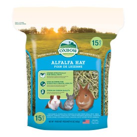 Oxbow Alfalfa Hay หญ้าอัลฟาฟ่า อัพเกรดเป็นพรีเมี่ยม 425 กรัม