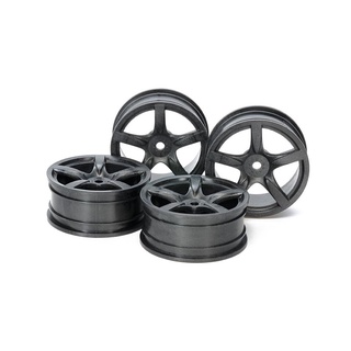 [ชุดแต่งรถบังคับ] TAMIYA 54739 OP.1739 Medium-Narrow 5-Spoke Wheels (24mm Width, Offset 0) (Hard) 4pcs. ชุดแต่งทามิย่...