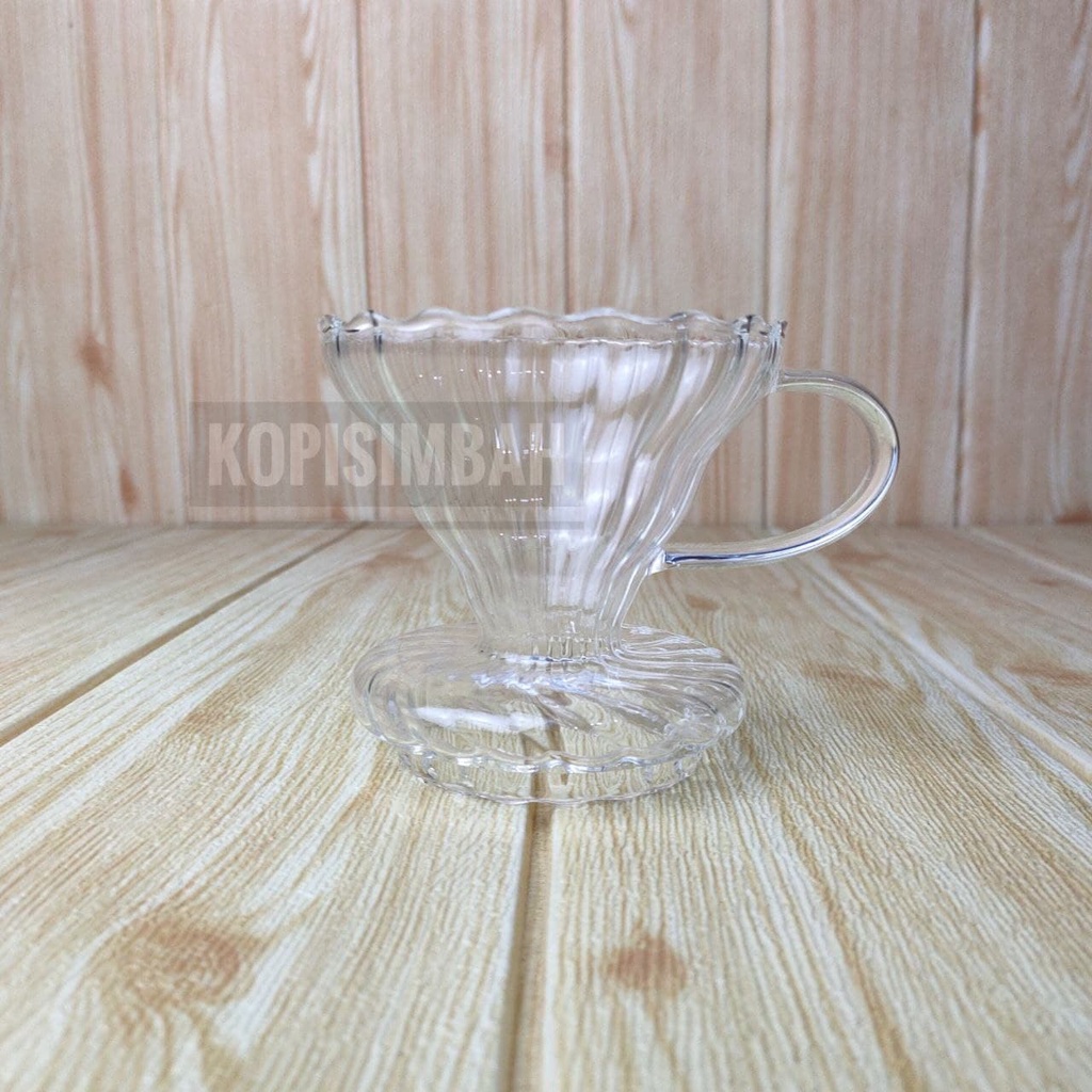 SIMBAH V60 แก้วกาแฟ Dripper 01 Coffee Driper Brewing เครื่องมือกรอง V 60 แก้วเทกว่า Manual Brew
