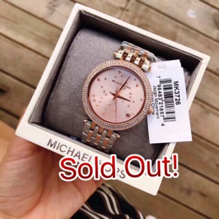 SALE!! MK3726  หน้าปัด 39 มม. 3,990฿ ขายงานแท้ทุกชิ้น ใครไม่มั่นใจผ่านได้จ้า