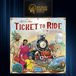 Ticket to Ride Map Collection Volume 2 India &amp; Switzerland - Board Game - บอร์ดเกม