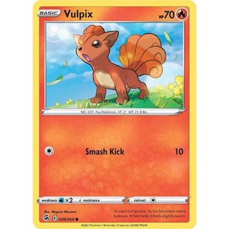 การ์ด Pokemon Vulpix - 29/264 - ทั่วไป