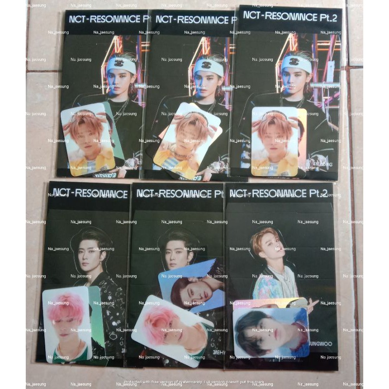 NCT HOLO STANDEE LENTICULAR PHOTOCARD TAEYONG/JAEHYUN/JUNGWOO/WIN/MARK/YANG