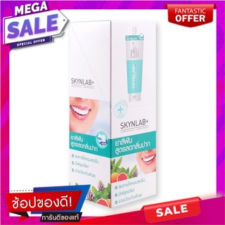 สกินแล็บ ยาสีฟัน พรีเมี่ยม เฟรชสไมล์ 12 กรัม แพ็ค 6 ซอง ผลิตภัณฑ์ดูแลช่องปากและฟัน SKYNLAB+ Fresh Smile Toothpaste 12 g