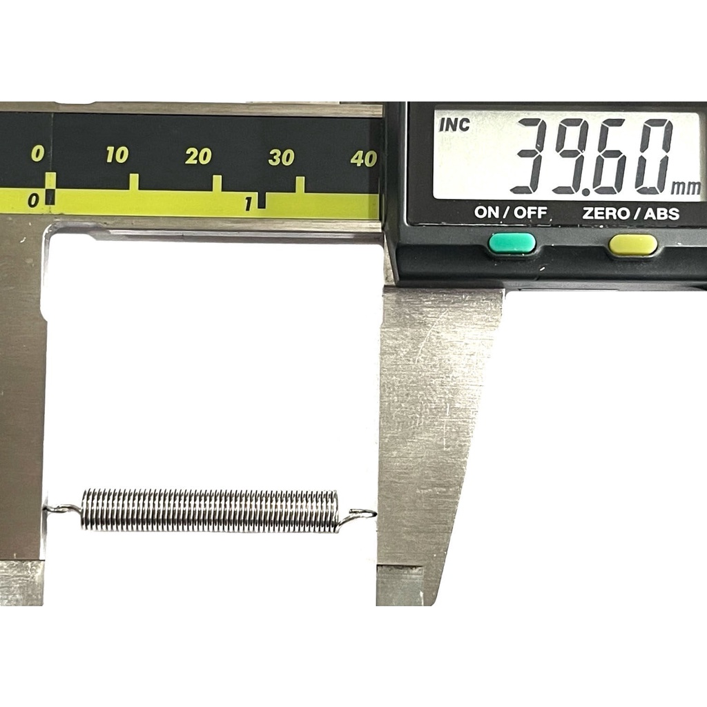 #7 สปริงดึง ลวดสแตนเลส 0.6มิล นอก 5.3มิล ยาวเนื้อ 30มิล ยาวรวมตะขอวัดนอก 39.6มิล ราคาต่อ 1ตัว - รูปที่ 3