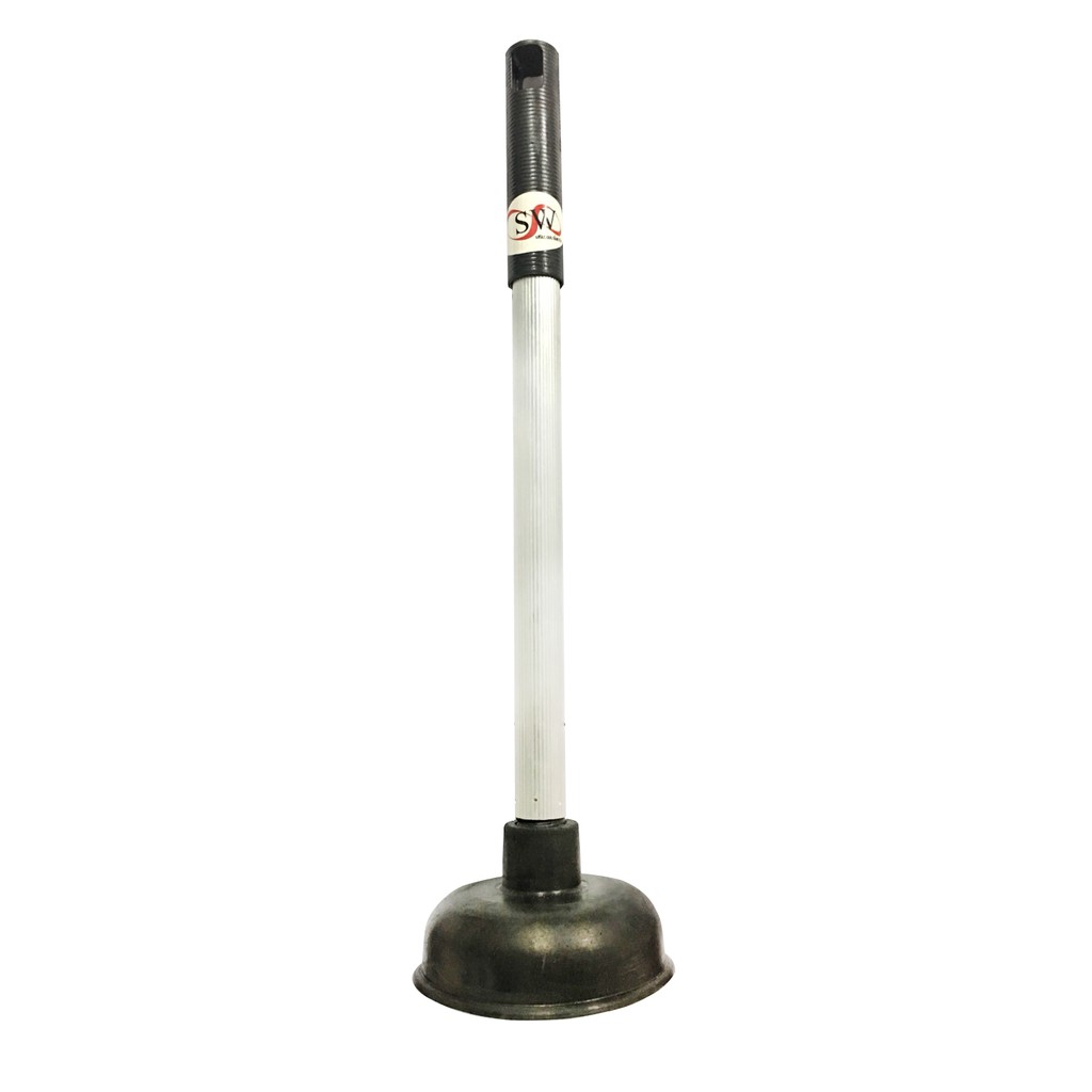 🚚 ส่งไว 🚚 SW ยางปั้ม อ่าง โถส้วม หน้า14.5ซม. ด้ามอลูมิเนียมยาว 52 ซม.