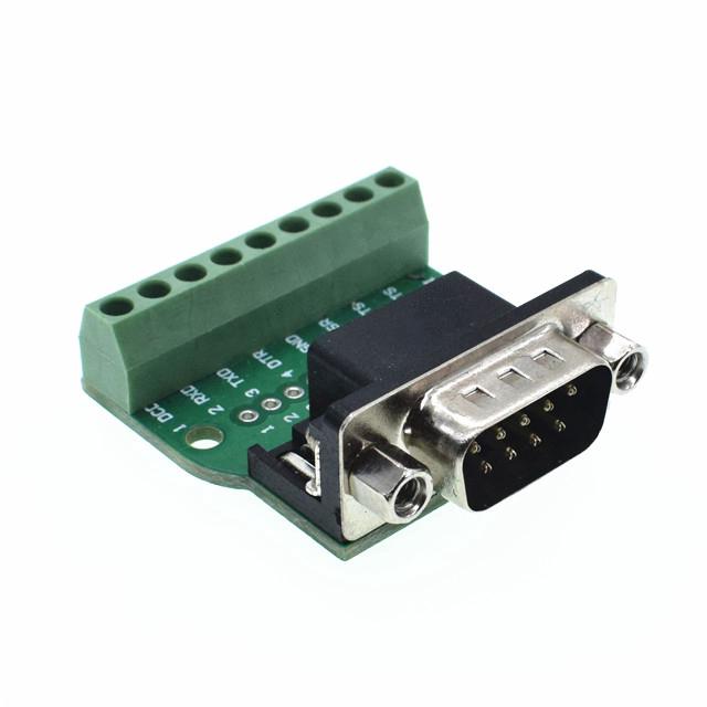 อะแดปเตอร์เชื่อมต่อ-sub 9 Pin DB 9 RS 232 Serial to Terminal Male