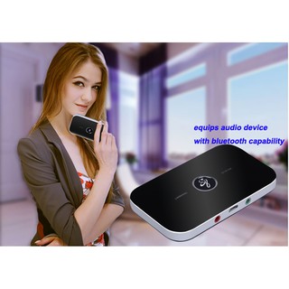 6 Wireless Audio Bluetooth Transmitter Music Receiver Stereo Dongle อะแดปเตอร์