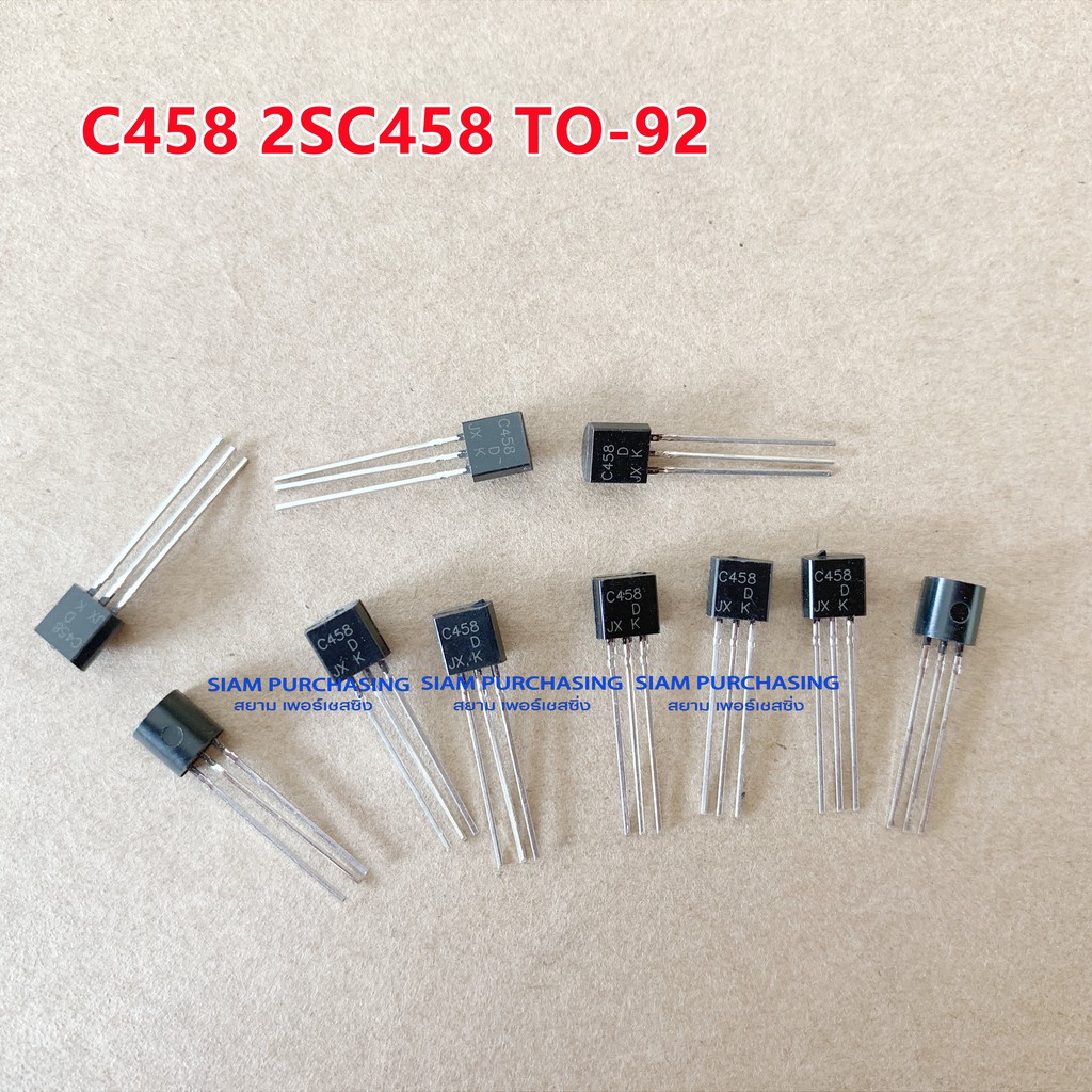 (จำนวน 10ชิ้น) Transistor ทรานซิสเตอร์ 2SC458 C458
