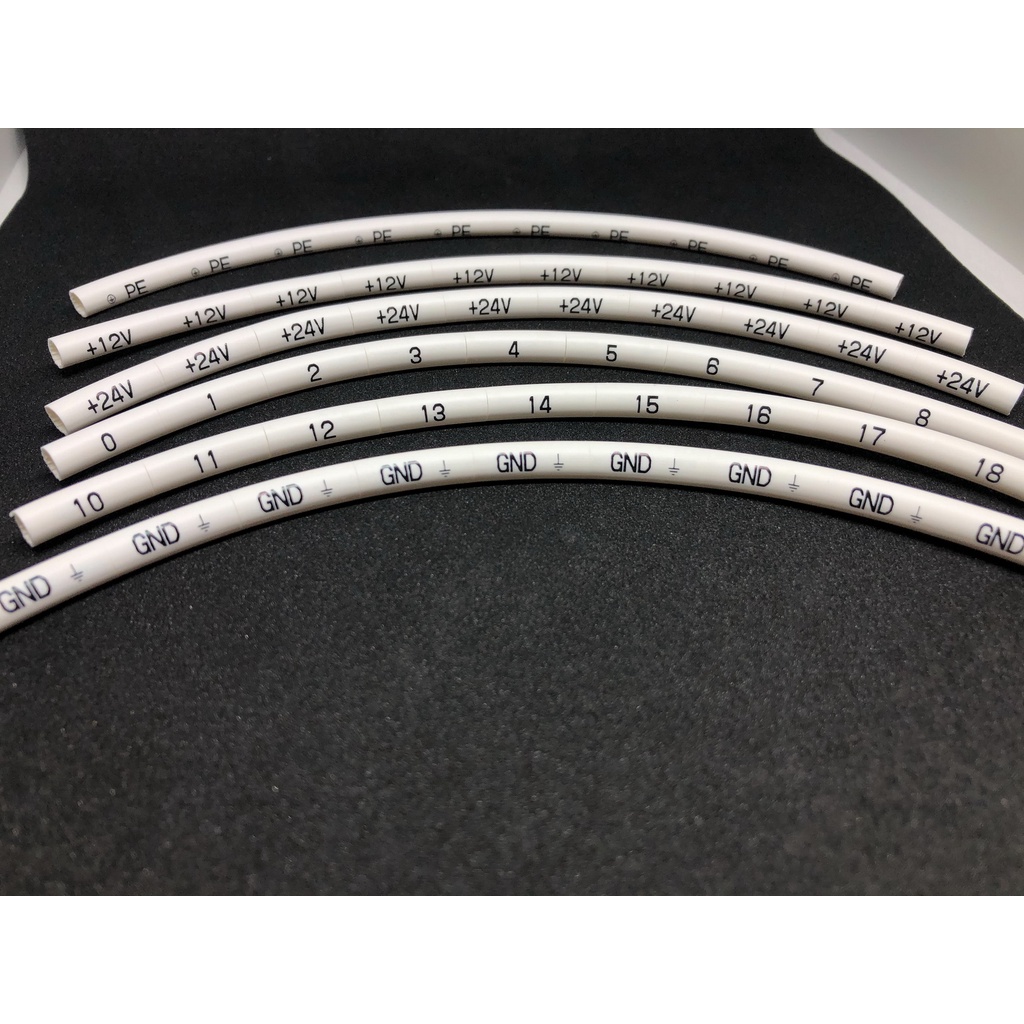 WIRE MARKER วายมาร์คเกอร์ ปลอกสายไฟ PVC พร้อม หมายเลข หรือ ตัวหนังสือ ( ราคาต่อ10 ชิ้น / ถุง ) 3.2MM - รูปที่ 5