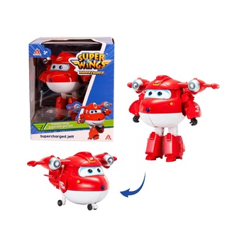 Super Wings 5“  Transforming-Supercharge Jett ซุปเปอร์วิงส์หุ่นแปลงร่าง ขนาด 5 นิ้ว SW740283