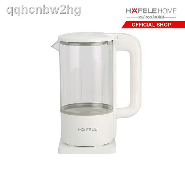 ☽HAFELE กาต้มน้ำร้อนไฟฟ้าแบบแก้ว ขนาด 1.2 ลิตร/Glass electric kettle 1.2L