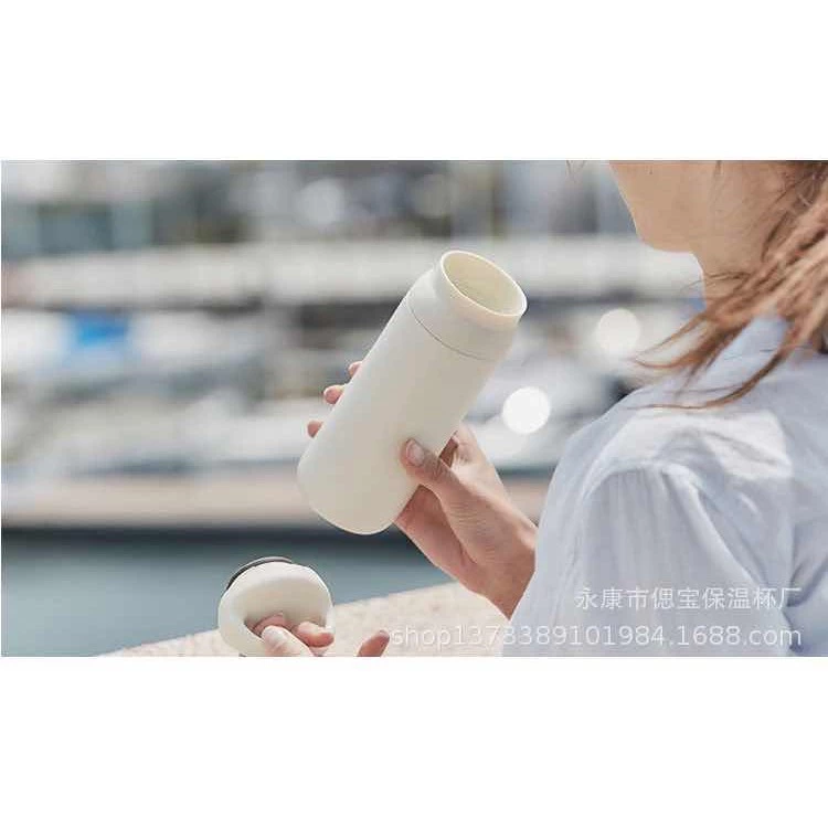 《jiao66》กระติกน้ำ KitchenMarksกระติกน้ำสแตนเลส 350ML- 500ML กระติกน้ำสูญญากาศ HomehuK เก็บความร้อน-เย็น 12-18ชม. thumbnail 9