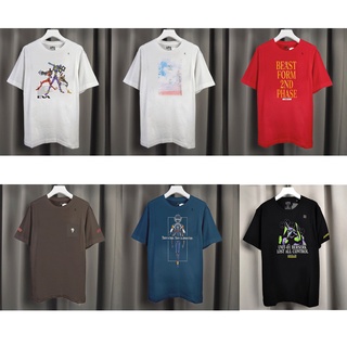 NEW Stock U-TEVA Evangelion  joint series printed short-sleeved T-shirt summer men and women with the same paragraph