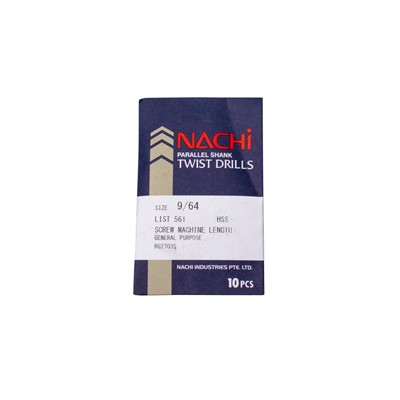 NACHI (นาชิ) L561_9/64" ดอกสว่านสั้นเจาะเหล็กแผ่น(NA0561_I0110)