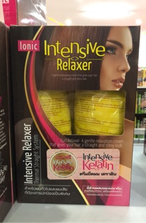 Ionic intensive Keratin ครีมยืดผมเคราติน Ionic Curl Relaxer 400ml