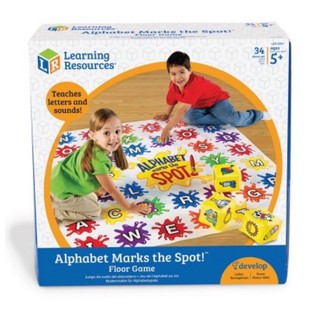 ALPHABET MARKS THE SPOT GAME ชุดกิจกรรมแสนสนุก - เรียนรู้พยัญชนะภาษาอังกฤษ การออกเสียงเเละการสะกดคํา