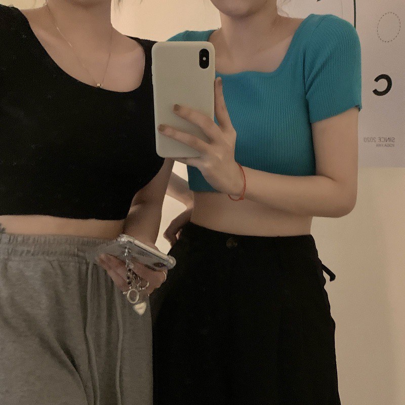 ✗❒Summer~Basic all-match ถักสั้น T4 สี