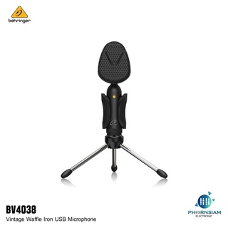 Behringer BV4038 ไมโครโฟนสไตล์วินเทจ แบบ Back Electret Condenser, Vintage USB Super-cardioid Polar Pattern