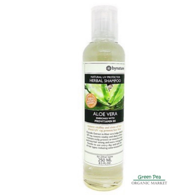 bynature แชมพูว่านหางจระเข้ 250ml., Aloe Vera Shampoo