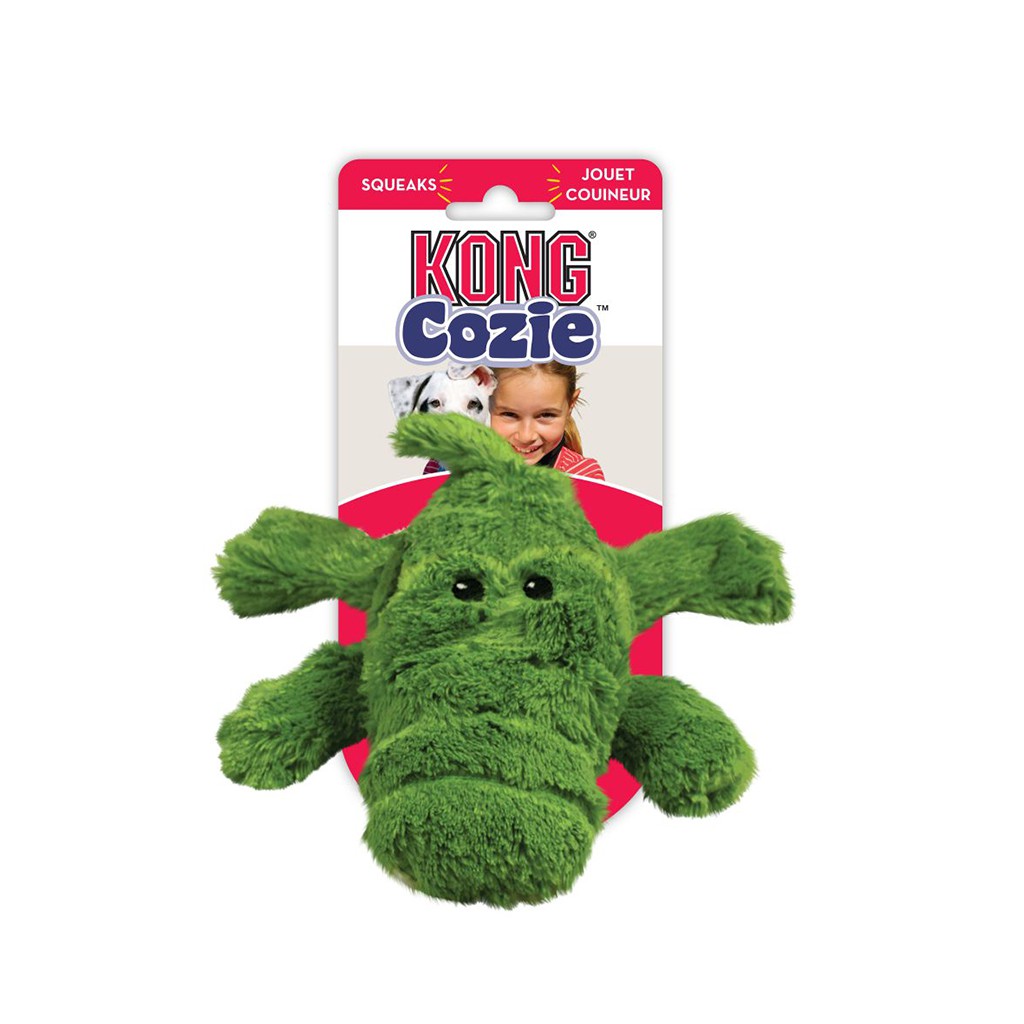 KONG Cozie™ Ali Aligator ของเล่นสุนัข ZY3 (ขนาดเล็ก) , ZY2 (ขนาดกลาง)