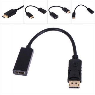 【MRDU】DP Display Port Male To HDMI Female สายเคเบิ้ลแปลงสายเคเบิ้ล