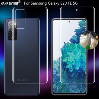 ฟิล์มไฮโดรเจล TPU นิ่ม บางพิเศษ สําหรับ Samsung Galax S20 Ultra FE S10 Plus 5G Lite S10e ด้านหน้า ด้านหลัง ฟิล์มป้องกันหน้าจอ แบบใส (ไม่ใช่กระจกนิรภัย)