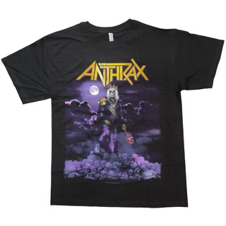 เสื้อยืดวง ANTHRAX ลิขสิทธิ์ ปี 2017   ... S-3XL