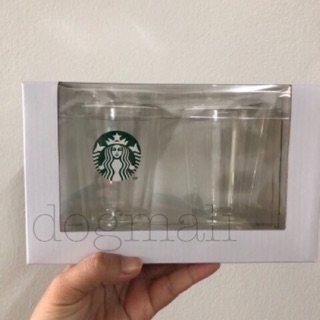 Starbucks set แก้วใส ขนาด 4 oz