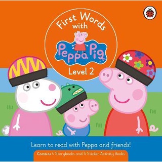 (พร้อมส่ง NEW BOOK) FIRST WORDS WITH PEPPA SET: LEVEL 2