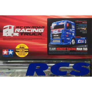 🏁 TAMIYA 58642 ชุดคิท TT-01 Type E บอดี้ Racing Truck Team Reinert Racing MAN TGS ต้องไปสร้างและทำสีเอง