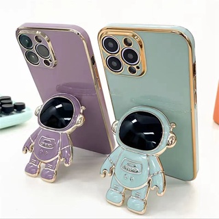 เคสโทรศัพท์มือถือ แบบนิ่ม ลายนักบินอวกาศ ป้องกันเลนส์ สําหรับ Realme 9 Pro Plus 5G 9i 8 8i 7i 7 Pro C17