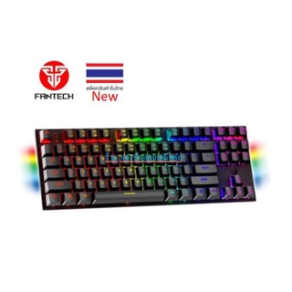 FANTECH ⚡️FLASH SALE⚡️(ราคาพิเศษ) MK856 TKL 80% KEYBOARD MECHANICAL BLUE / RED SWITCH แบบ 87 KEY ตั้งค่ามาโครได้