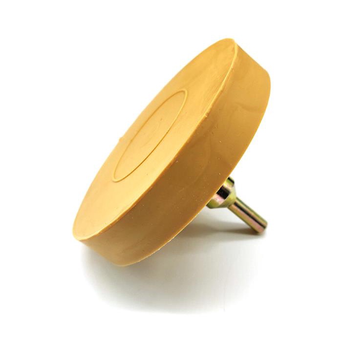 ลูกยางขัดลอกสติกเกอร์และคราบกาว Stripe Off Wheel 4 in 100mm ล้อลอกกาวแบบแข็ง with Mandrel (ชนิดบรรจุก