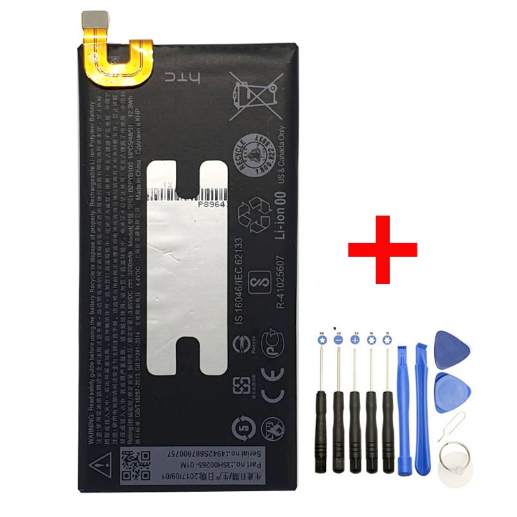 แบตเตอรี่ B2PYB100 สำหรับ HTC M11, 10Evo , M10f รับประกัน 3 เดือน