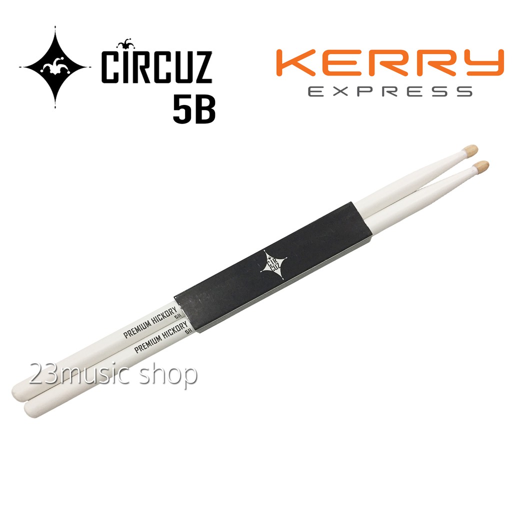 CIRCUZ ไม้กลองสีขาว ไซส์ 5B