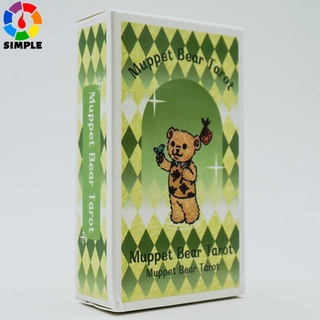 Muppet Bear Tarot Deck 78 Card Tarot Deck High Quality Board Game For Beginners Fun Divination Game