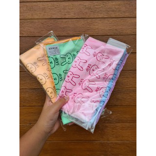ผ้าเช็ดมือนาโน ผ้านาโน  พิมพ์ลาย เนื้อผ้าดี (จำหน่ายแพค 3 ผืน)  สินค้ามีพร้อมส่ง