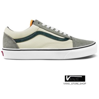 VANS OLD SKOOL MIX &amp; MATCH ANTIQUE WHITE BISTRO GREEN SNEAKERS สินค้ามีประกันแท้