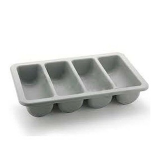 🔥*พร้อมส่ง*🔥 ฟลาวเวอร์แวร์ ถาดวางช้อนส้อม 4 ช่อง Plastic Cutlery Tray 4 Compartment