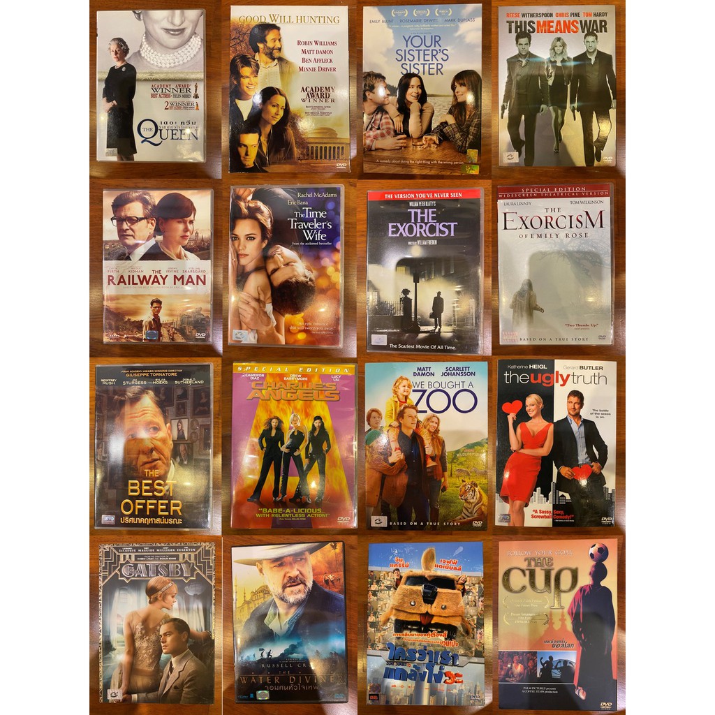 แผ่น DVD ดีวีดี หนังต่างประเทศ ของแท้ มือสอง สภาพใหม่ No.23 The Queen, Good Will Hunting, Exorcist, 