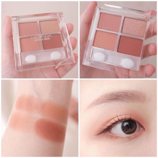 นัวตาแตก เลตตา Meilinda mini block shadow โทนคลีนหรูๆ แบบจับคู่สีมาให้อย่างดือแล้วอ่า คุ้มมมม ใช้ง่าย มีทั้งแมท+ชิมเมอร์