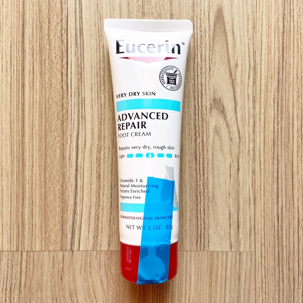 ของแท้​ Eucerin Advanced Repair Hand Cream 78g ครีมบำรุงมือ และ Advanced Repair Foot Cream 85g ครีมบำรุงเท้า