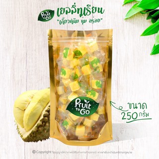 🔆เยลลี่..ทุเรียน..(250 กรัม)🔆เยลลี่ผลไม้..เคี้ยวหนึบหนับ😋Durian Jelly