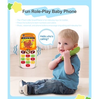 VTech Orange Color Little Smartphone Baby Phone Toys Early Learning ของเล่นโทรศัพท์ สำหรับเด็ก สีส้ม 80-138100