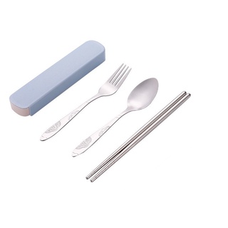 portable cutlery set ชุดช้อนส้อมตะเกียบแบบพกพา