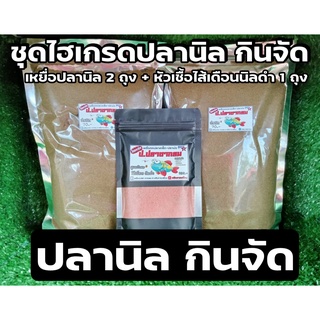 ชุดเหยื่อปลานิล+หัวเชื้อไส้เดือน นิลดำ ชิงหลิว สปิ๋ว