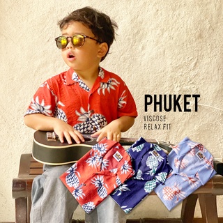 Shirtoria Kids+Dad -Phuket เสื้อเชิ้ตผู้ชาย เสื้อเชิ้ตผู้ชายแขนสั้น เสื้อเชิ้ตฮาวาย NonIron ไม่ต้องรีด