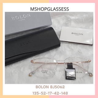 Bolon bj5062 titanium แถมตัดเลนส์สายตาแบบBlueblockใส