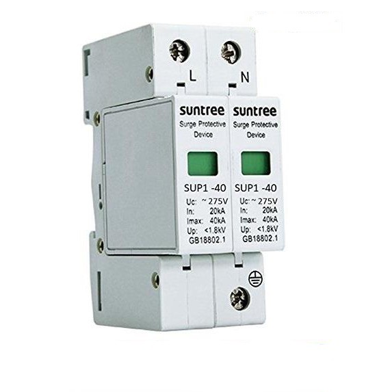 Suntree AC Surge Protection อุปกรณ์กันฟ้าผ่า ตัวป้องกันฟ้าผ่า สำหรับไฟบ้าน รุ่น SUP1-40 AC
